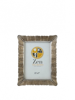 Κορνίζα Polyester Χρυσή Με Γραμμές 13x18εκ. Zen Collection 25.12.51479