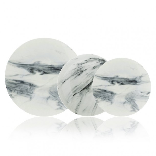 Σερβίτσιο Φαγητού Σετ 20τμχ Πορσελάνης Marble CRYSPO TRIO 47.900.40