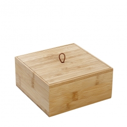 Κουτί Οργάνωσης Bamboo Natural 15x15x7εκ. ESPIEL TUL110
