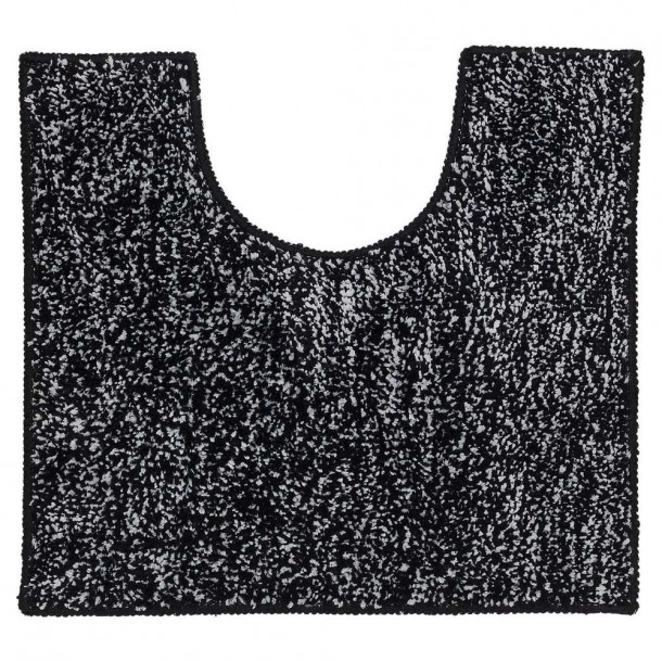 Ταπέτο Λεκάνης Polyester 45x50εκ. Speckles Black Sealskin 294608419