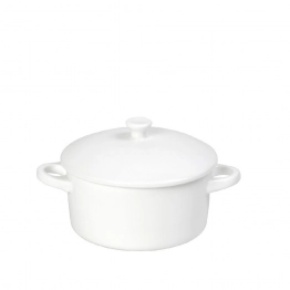 Κατσαρολάκι Σερβιρίσματος Πορσελάνης Ιβουάρ Siders ESPIEL Δ11,8x9,2εκ.-470ml FUK157K3