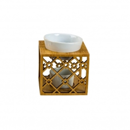 Αρωματιστής Ξύλινος Wax Melter  Royal Art 10εκ. IKO3157A