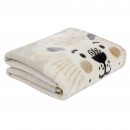 Κουβέρτα Βελουτέ Κούνιας 110x140εκ. Baby Relax 4979 Taupe Das Baby