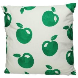 Διακοσμητικό Μαξιλάρι Βαμβακερό Μήλα Πράσινο ARTE LIBRE 45x45εκ. 05152224