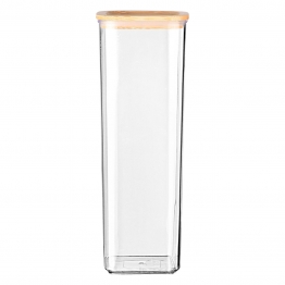 Δοχείο Αποθήκευσης Πλαστικό-Bamboo Essentials Estia 1700ml-10x10x28,5εκ. 01-24284