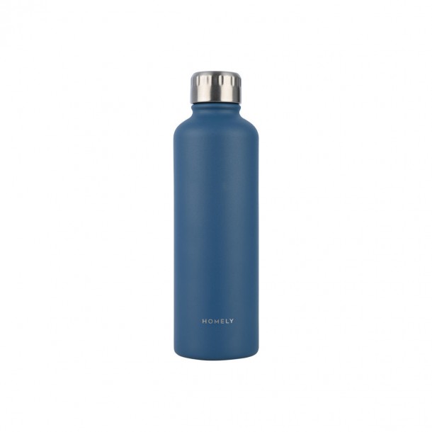 Θερμός-Μπουκάλι Ανοξείδωτο Flask Homely Indigo Blue 500ml-7x7x23εκ. Estia 01-32616