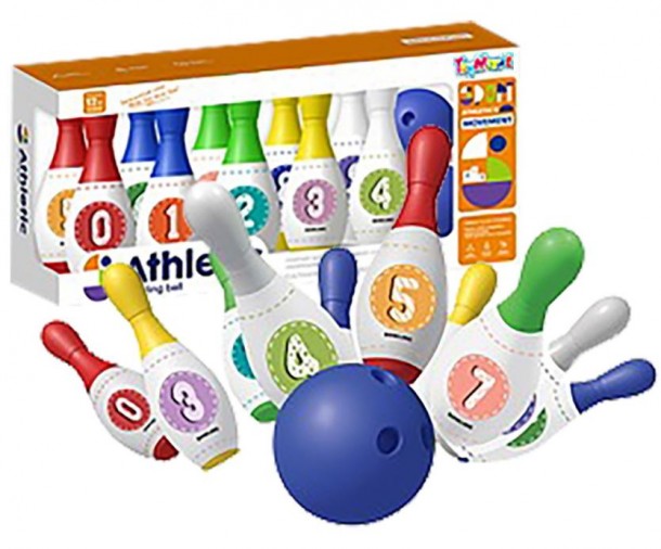 Bowling Με 10 Κορίνες 41x13x19εκ. Toy Markt 71-3459