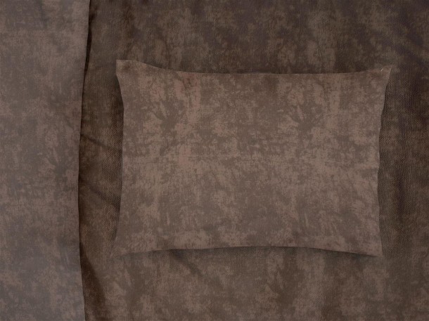 Μαξιλαροθήκη Polycotton 50x70εκ. Shadow 22 Brown DimCol