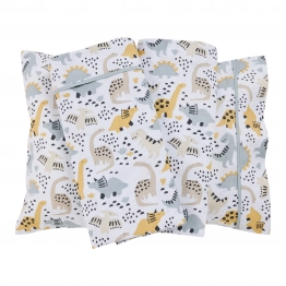 Σετ Σεντόνια Βαμβακερά Κούνιας 130x170εκ. Fun 4977 Mint-Taupe Das Baby