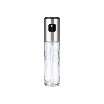 Σπρέυ Λαδιού Γυάλινο Διάφανο-Inox 100ml-4x4x17,8εκ. Estia 01-21788