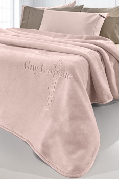 Κουβέρτα Soft Velvet Μονή 160x220εκ. Logo Pudra Guy Laroche
