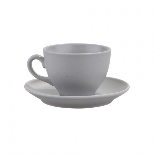 Σετ Φλυτζάνια Τσαγιού 6τμχ Πορσελάνης Grey Matte Moderna Kutahya 200ml KXLMCT720159