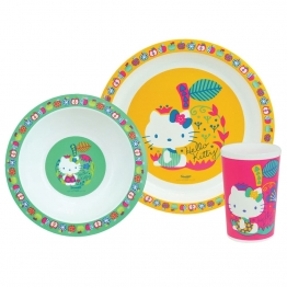 Παιδικό Σετ Φαγητού 3τμχ Hello Kitty ANGO 005988