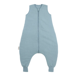 Υπνόσακος Βαμβακερός Με Ποδαράκια 2.0Tog 18-36 Μηνών/86-98εκ. Muslin Jeans Blue Meyco MEY-247.000.78.05