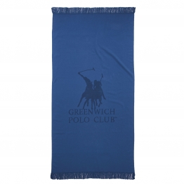 Πετσέτα Θαλάσσης Βαμβακερή 80x170εκ. Essential 3779 Μπλε Σκούρο Greenwich Polo Club