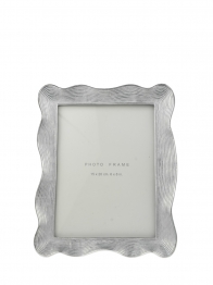 Κορνίζα Polyester Ασημί-Λευκή 15x20εκ. Zen Collection 25.21.51516