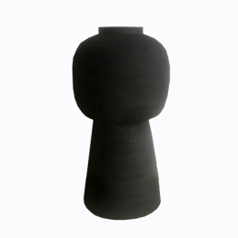 Βάζο Κεραμικό Μαύρο Art Et Lumiere Φ21,5x50εκ. 25011