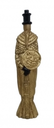 Άγαλμα Ανδρική Φιγούρα Ξύλινη-Μεταλλική PAPSHOP 11x9x47εκ. FO04