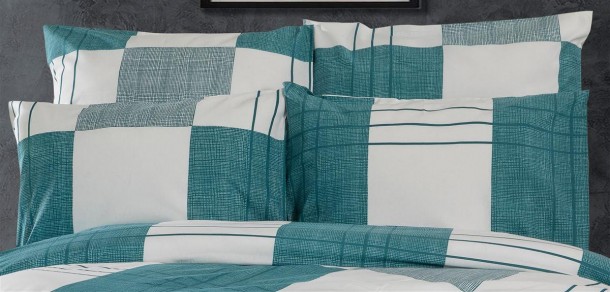Μαξιλαροθήκη Φάκελος Polycotton 50x70εκ. Κίρκη 436 Petrol DimCol 33311647013