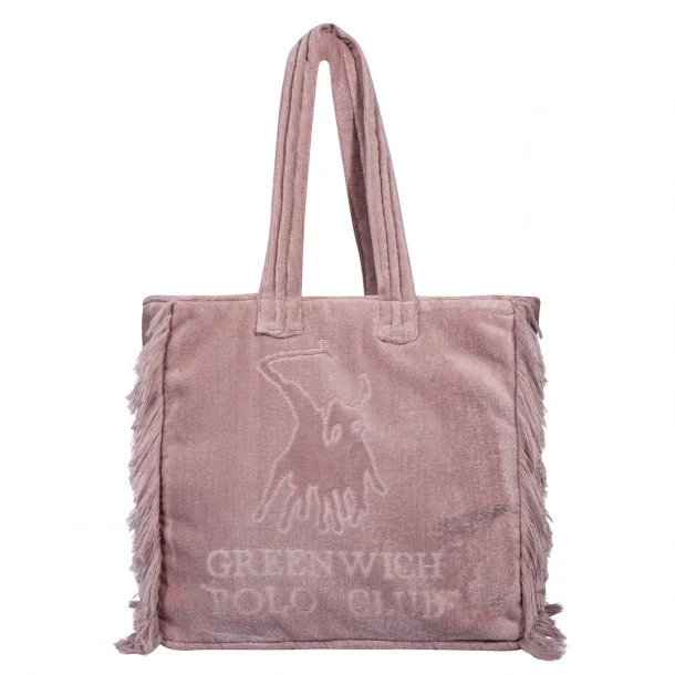 Τσάντα Θαλάσσης Βαμβακερή 42x45εκ. Essential 3622 Ροδί Greenwich Polo Club