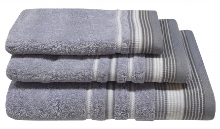 Πετσέτα Βαμβακερή Χεριών 30x50εκ. Satin Stripe Levanda Komvos 7005905-12