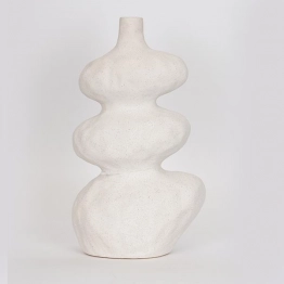 Βάζο Κεραμικό Λευκό 20x14x33,5εκ. ESTHETI 752-20299