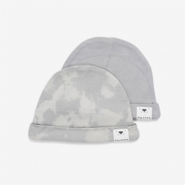 Σετ 2τμχ Σκουφάκι Βαμβακερό 0-3 Μηνών Newborn Hats Marble Minene 221300049100M