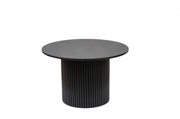 Τραπεζάκι Στρογγυλό Μαύρο 70x45εκ. Zen Collection 24.13.50254