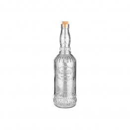 Μπουκάλι Γυάλινο-Φελλός Διάφανο Essentials Estia 720ml-8,1x29,5εκ. 01-21849
