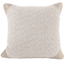 Διακοσμητική Μαξιλαροθήκη Ζακάρ Polyester Lama Beige 4x42εκ. Guy Laroche