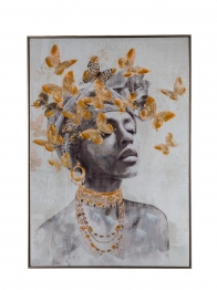 Πίνακας Καμβάς Κοπέλα 72x4,5x102εκ. Zen Collection 25.11.51432