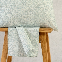 Σετ Σεντόνι Με 2 Μαξιλαροθήκες Polycotton King Με Λάστιχο 180x200+32εκ. Rafaelo Petrol Casual Line Mini Melinen 20005425