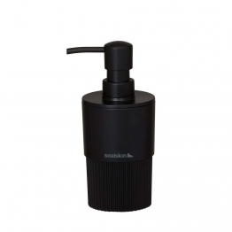 Ντισπένσερ ABS 280ml-7,5x7,5x17,2εκ. Brave Black Sealskin 800013