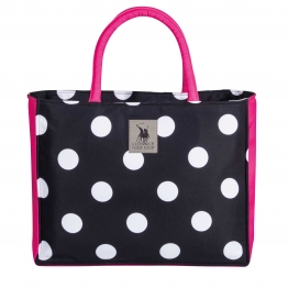 Τσάντα Θαλάσσης Polyester 46x36εκ. Essential 4068 Μαύρη-Φούξια Greenwich Polo Club