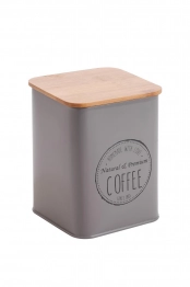 Βάζο Καφέ Μεταλλικό-Bamboo Γκρι 10x10x13,5εκ. Oriana Ferelli CLG500310CGY