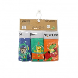 Boxer Shorts Σετ 3τμχ Οργανικά Βαμβακερά 5-6 Ετών Space Force Zoocchini ZOO13103-5-6Y