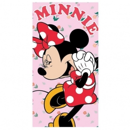 Πετσέτα Θαλάσσης Microfiber 70x140εκ. Minnie Κόκκινη Disney 42-3252