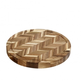 Πλατώ Σερβιρίσματος Ξύλινο Ακακίας Zig-Zag ESPIEL 35x3,5εκ. XYX105