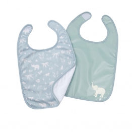Σετ 2τμχ Σαλιάρα-Ποδιά Green Tropic Baby To Love BTL304065