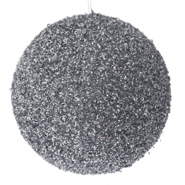 Μπάλα Polyfoam Ασημί Glitter 15εκ. iliadis 83530