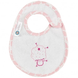 Σαλιάρα Polycotton Μεσαία Sheep Ροζ 19291