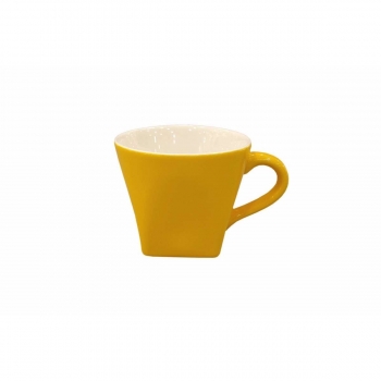 Φλυτζάνι Cappuccino Πορσελάνης Κίτρινο Must Art Et Lumiere 250ml 06657