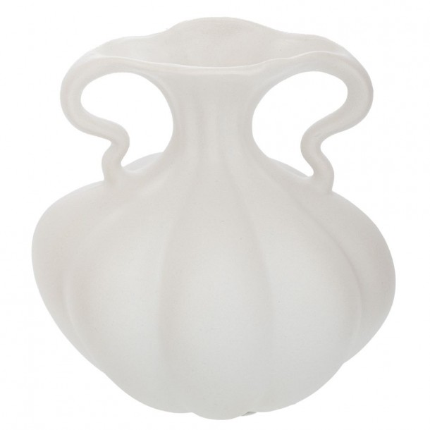 Βάζο Κεραμικό Λευκό 17x15x17εκ. iliadis 91529