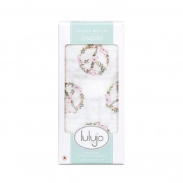 Μουσελίνα Bamboo-Βαμβακερή 120x120εκ. Πολλαπλών Χρήσεων Peace Swaddling Lulujo LJ154