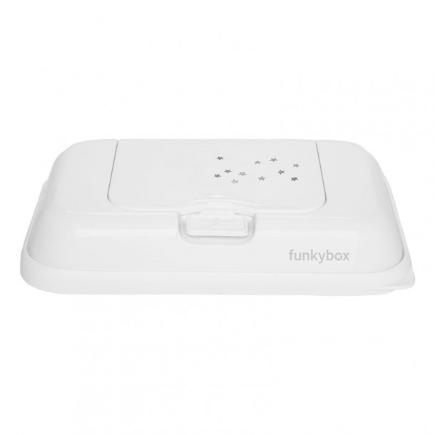 Θήκη Για Μωρομάντηλα To Go White Little Stars Funkybox FBTG36