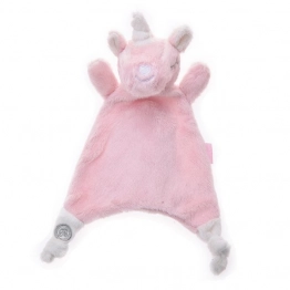 Νάνι Βελούδινο Unicorn Ροζ Luigi 28x28εκ. Beppe BEP13769