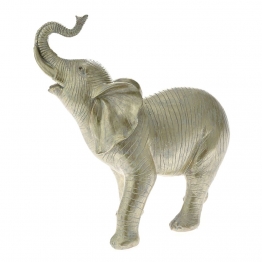 Διακοσμητικός Επιτραπέζιος Ελέφαντας Polyresin Γκρι iliadis 23,5x11,5x25εκ. 76641