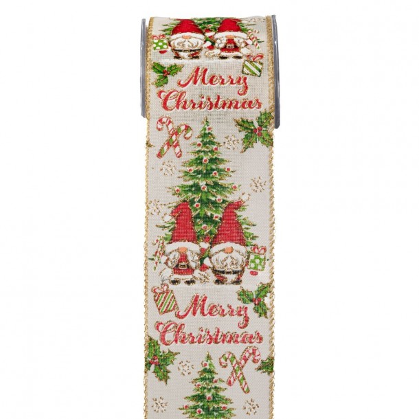 Χριστουγεννιάτικη Κορδέλα Merry Christmas 6,7εκ.-9μ. iliadis 20080