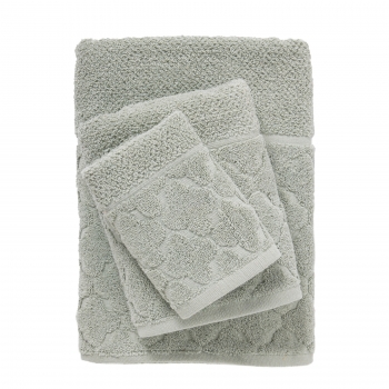 Σετ Πετσέτες 3τμχ Polycotton Best 0788 Μέντα Das Home