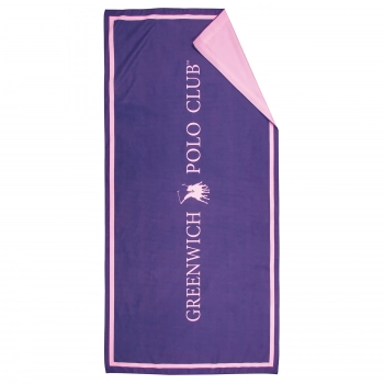Πετσέτα Θαλάσσης Microfiber 80x170εκ. Essential 4029 Ροζ-Μωβ Greenwich Polo Club